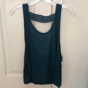 Alo yoga teal tank